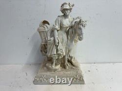 Antique Scheibe-Alsbach Kister Germany La Laitiere after Greuze Figurine