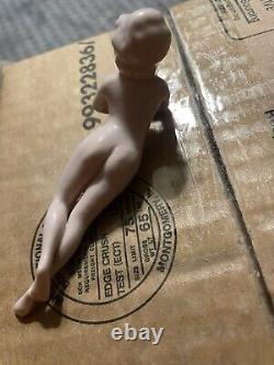 Antique nude porcelain lady figure bathing beauty Germany