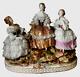 Antique Original Porcelain Figurine Lace Empress Honor 1890 Volkstedt Rare