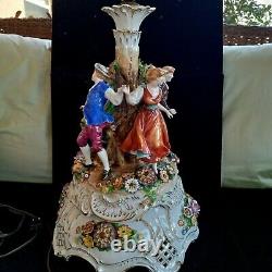 Antique porcelain Figurine LAMP GERMANY