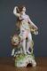 Antique Porcelain Rococo Statue Diana Artemis Lion E & A Mueller 1900 Original