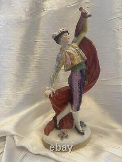 Antique volkstedt figurine Of Toreador 10