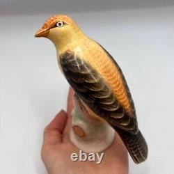 Beautiful 1950 Vintage Bird Porcelain Statue Figure Made in Germany 13 cm