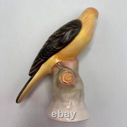 Beautiful 1950 Vintage Bird Porcelain Statue Figure Made in Germany 13 cm