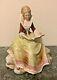 Beautiful Antique Grafenthal Hand Painted Porcelain Figurine Of Lady Reading