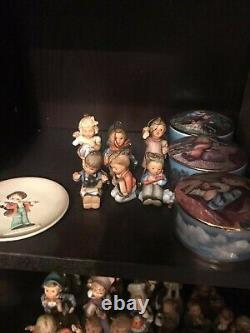 Collection of 21 Vintage Hummel Porcelain FigurinesGoebel W. Germany+3music boxes