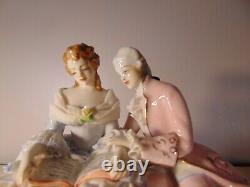 Couple figurine Dresden antique