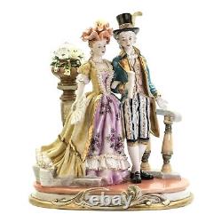 Dresden Porcelain Figurine Couple Germany Antique Vintage 1920 Large 11