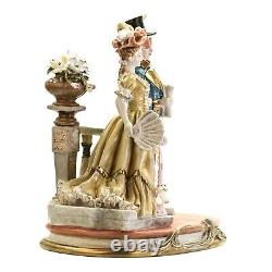 Dresden Porcelain Figurine Couple Germany Antique Vintage 1920 Large 11