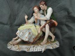 Exquisite Vintage Kammer Rudolph (Dresden) porcelain figure 2 fingers missing