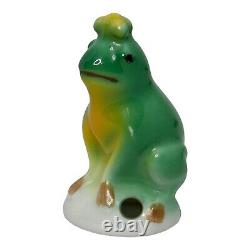 FF 282 The Frog Prince vintage German Drip Catcher Porcelain Figurine
