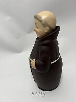 FRIAR TUCK-Goebel, W. Germany Ceramic Monk Lot1950's Large Decanter Vintage