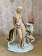 Fasold & Stauch Germany, Antique Porcelain Figurine, Nude Girl With Ball & Dog
