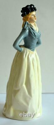 Fine Rare Vintage Porcelain Figurine Girl with Cap Goebel Height 21 cm By Goebel