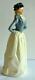 Fine Rare Vintage Porcelain Figurine Girl With Cap Goebel Height 21 Cm By Goebel