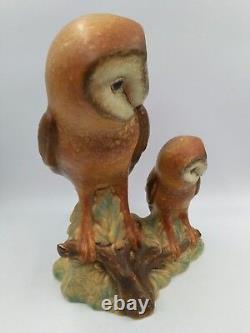 GOEBEL Barn Owl Figure Statue West Germany 14 Tall Vintage 35 113 34