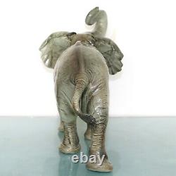 GOEBEL ELEPHANT Figurine SUPER RARE COLLECTORS ITEM XXXL! PORCELAIN Vintage HUGE