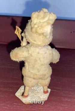 German Antique Christmas cotton bisque Figurine