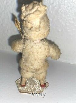 German Antique Christmas cotton bisque Figurine