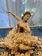 German/dresden Lace Porcelain Vintage Rare Figurine Ballerina/ Unterweissbach