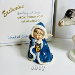 Goebel Holy Family Flight into Egypt Figurines Vintage Mary Donkey German Lot