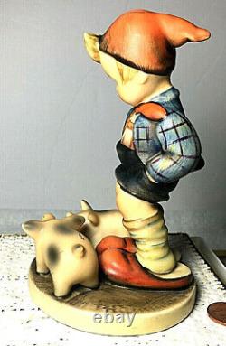 Goebel West Germany Farm Boy Vintage 50s Sculpture / Figurine