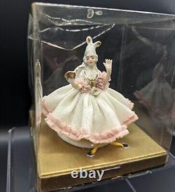 HTF Rare Vintage Dresden Doll Figurine Original Box Unopened New Sealed Germany