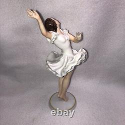 HUS Dancer Figurine Heinz Schaubach Unterweißbach Germany RARE 1940-1958 Vintage