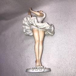 HUS Dancer Figurine Heinz Schaubach Unterweißbach Germany RARE 1940-1958 Vintage