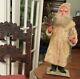 Huge Rare Museum Quality 27 Belsnickle Nodding Clockwork German Santa Claus