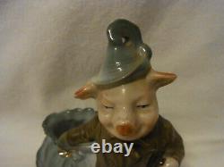 Hunter Pig Porcelain Bowl Vintage German #WithO