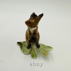 Hutschenreuther Squirrel Figurine Hans Achtziger Germany Vintage Decor Porcelain