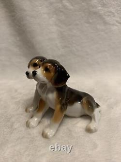 Hutschenreuther Vintage Porcelain Beagle Puppies Figurine Germany