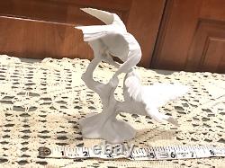 KAISER BOCHMANN TITMICE Group Kiss LOVEBIRDS Vintage Porcelain Bisque FIGURINE