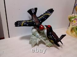 Lot Of 6 Vintage Bird Figurines Goebel Lenox Bavaria E&r Austria ++