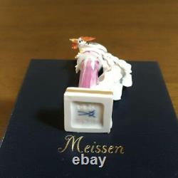 Meissen porcelain Mini Figurine Bird Japanese zodiac Vintage 9cm