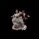 Mueller Volkstedt Dresden Porcelain Lace Man & Woman Dancing Figurine
