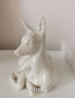 Nymphenburg Porcelain Figurine Deer by Prof. T. Karner