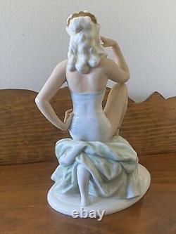 Old Unterweissbach German Vintage Porcelain Figurine-Cabaret Dancer/-Rare