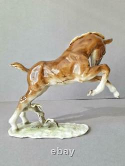 Original Vintage Porcelain figurine Foal horse HUTSCHENREUTHER Germany 2000s
