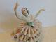 Outstanding Vintage Dresden Figurine Porcelain Lace Ballerina Dancer Germany