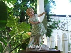 QUALITY Hand Painted, Antique Victorian German SIGNED Heubach 9 DANCING GIRL