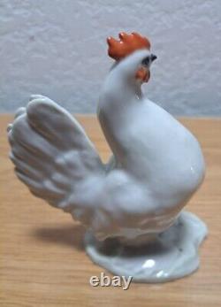 RARE Antique Rosenthal Germany Porcelain Rooster Chicken 3 1/4 Figurine 1613