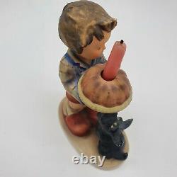 RARE Vintage Hummel Begging His Share # 9 Made in Germany With Candle