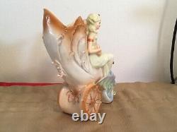 RARE Vintage Porxellanfiguren Grafenthal Lady With Mandoline Statue GERMANY