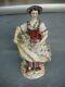 Rrr Rare Antique Vintage Meissen Woman Porcelain Figurine