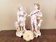 Rare Antique 1870's Pair Of German Porcelain Bisque Figures Volkstedt Triebner