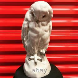 Rare German Porcelain Heubach Porcelain OWL Figurine c1930's