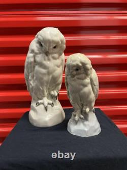 Rare German Porcelain Heubach Porcelain OWL Figurine c1930's