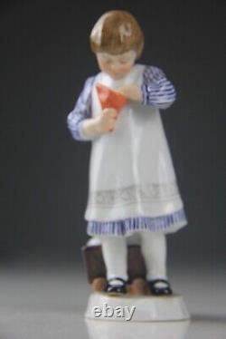 Rare Meissen Figurine Y180 Paul Helmig Girl with Candy Bag